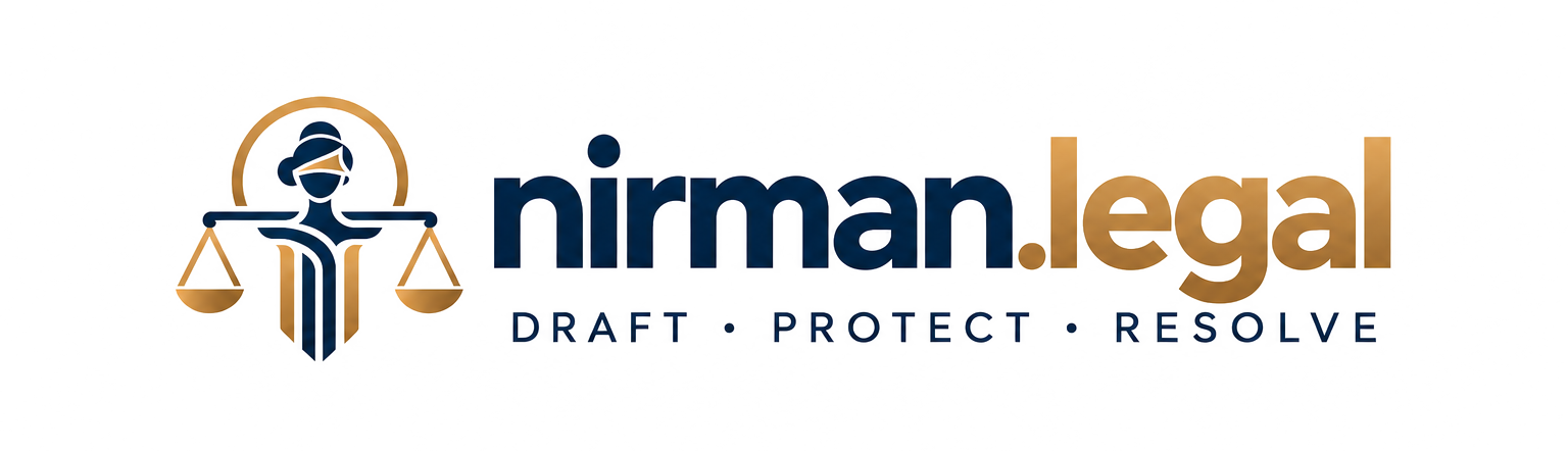 Nirman.legal — Draft, Protect, Resolve
