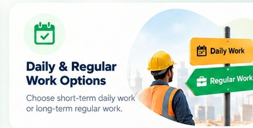 Daily and Regular Work Options